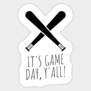 It's Game Day Y'All Sticker